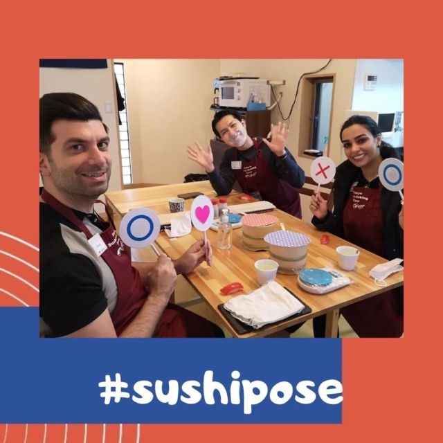 Class with a lovely couple from USA:)
Book our sushi making class at our website.
(Visit us from our profile page @sushipose.jp)

#sushipose #sushimaking #sushi #tokyotrip #sushiclass #cookingclasstokyo #thingstodointokyo #tokyosushi #寿司体験 #国際交流 #日本文化体験 #文化体験 #外国人と繋がりたい #寿司教室