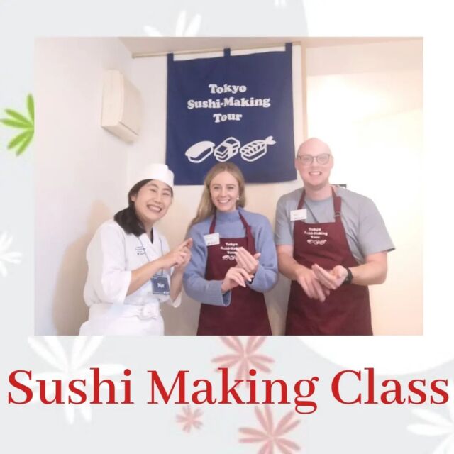 <Sushi Making Class on Feb. 15>

Sushi Making Class for lovely guests from Australia.

We had so much fun talking with them. 

What they made looked so beautiful.

Have a great trip!!

https://www.tokyo-sushi-making-tour.com

#sushipose #sushimaking #sushi #tokyotrip #sushiclass #cookingclasstokyo #thingstodointokyo #tokyosushi #寿司体験 #国際交流 #日本文化体験 #文化体験 #外国人と繋がりたい #寿司教室